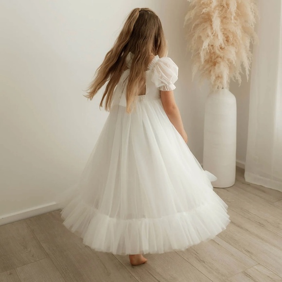 Oui Babe - Gabrielle dress - full length - ivory, size 3 - Picture 4 of 9